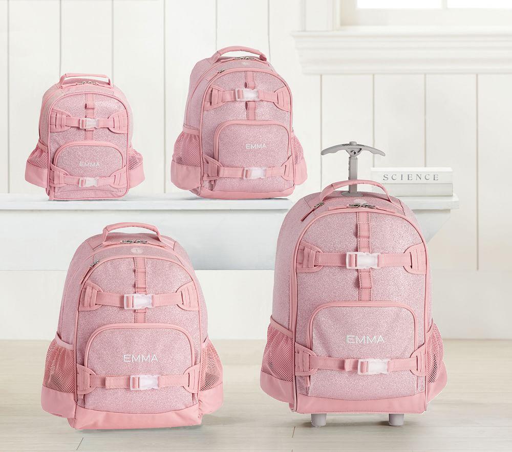Mackenzie Pink Sparkle Glitter Backpacks